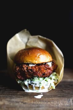 My spicy fried chicken sandwich