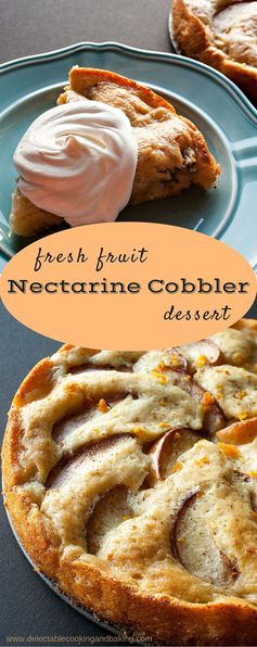 Nectarine Cobbler