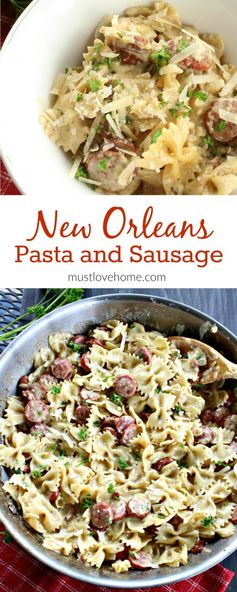 New Orleans Style Smoked Sausage Alfredo
