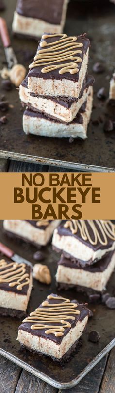 No Bake Buckeye Bars