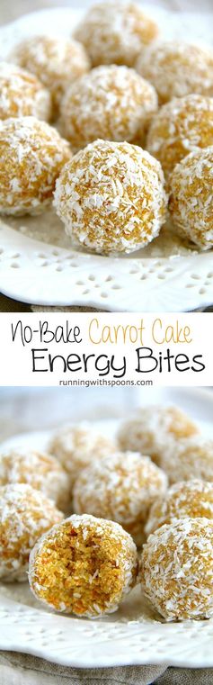 No-Bake Carrot Cake Energy Bites