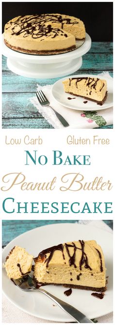 No Bake Peanut Butter Cheesecake