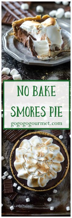 No Bake Smores Pie