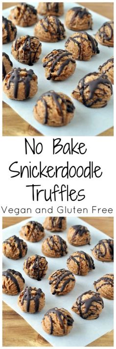 No Bake Snickerdoodle Truffles