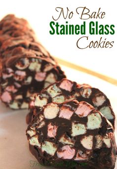 NO-Bake Stained Glass Cookies