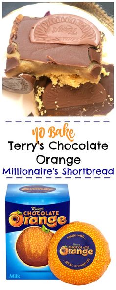 No-Bake Terry's Chocolate Orange Millionaire's Bars