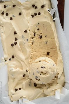 No Churn Coffee Crunch Ice Cream