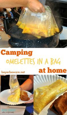 No Mess Camping Omelettes in a Bag