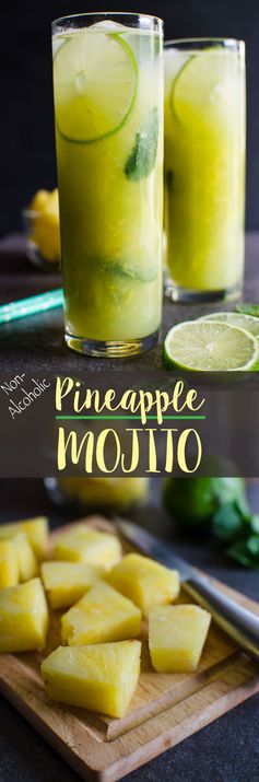 Non-Alcoholic Pineapple Mojito