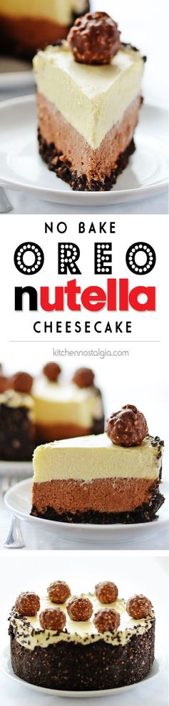 Nutella Oreo Cheesecake