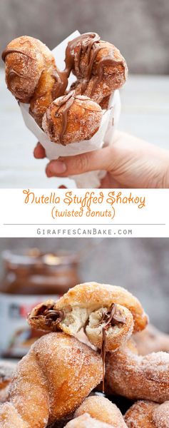 Nutella Stuffed Shakoy (Twisted Donuts