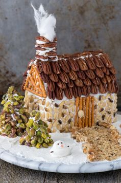 Nutty Gingerbread House