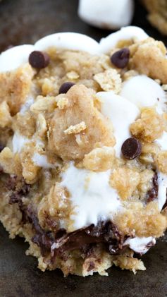 Oatmeal Cookie S'mores Bars