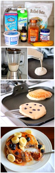 Oatmeal Cottage Cheese Banana Pancakes (high in protein, gluten-free