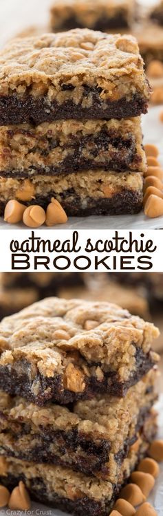 Oatmeal Scotchie Brookies