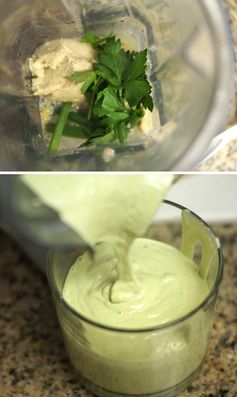 Oil-Free Green Goddess Dressing (Vegan