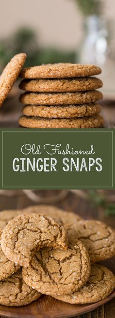 Old Fashioned Ginger Snaps