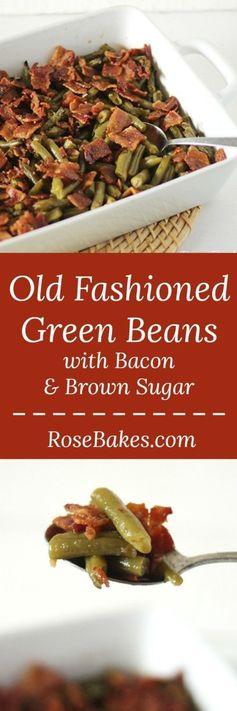 Old Fashioned Green Beans with Bacon