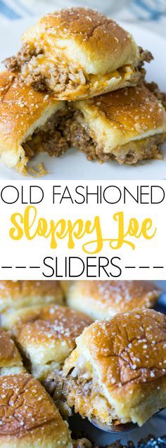 Old Fashioned Sloppy Joe Sliders
