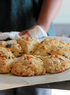 Olive and Sun-Dried Tomato Scones