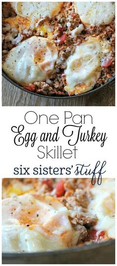 One Pan Egg and Turkey Skillet