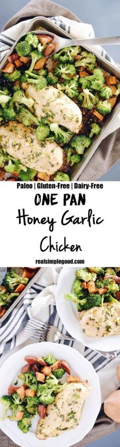 One Pan Honey Garlic Chicken