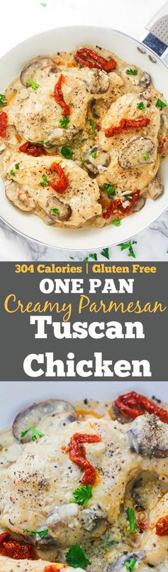 One Pan Parmesan Tuscan Chicken