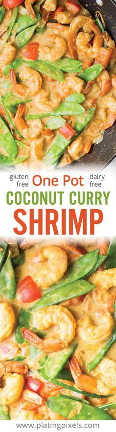 One Pot Coconut Curry Shrimp