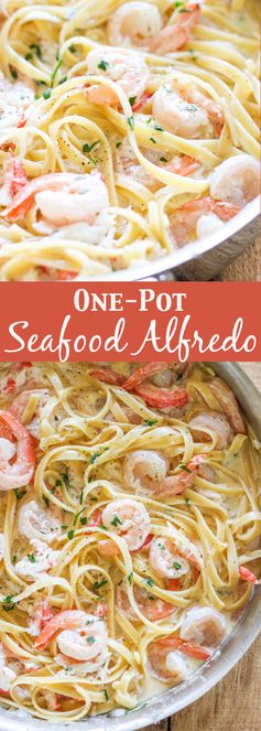 One-Pot Seafood Alfredo