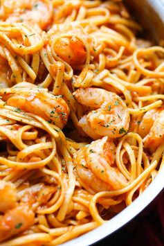 One Pot Shrimp Pasta