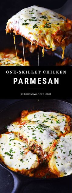 One-Skillet Chicken Parmesan