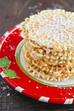 Orange-Amaretto Pizzelle Cookies