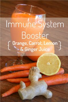 Orange, Carrot, Lemon & Ginger Juice