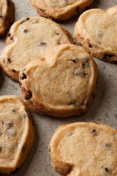 Orange Chocolate Chip Shortbread