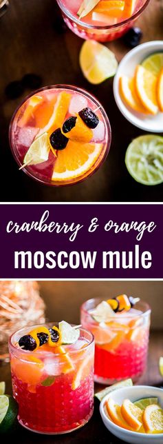 Orange Cranberry Moscow Mule