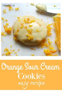 Orange Sour Cream Cookies