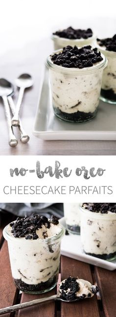 Oreo No Bake Cheesecake Parfaits