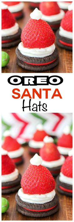 Oreo Santa Hats