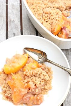 Organic Peach Crisp