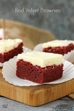 Outrageous Red Velvet Brownies
