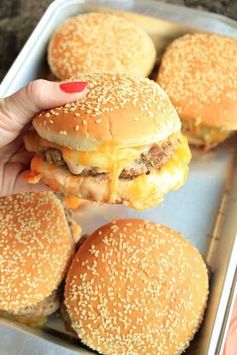 Oven Baked Cheeseburgers