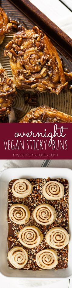 Overnight Vegan Pecan Sticky Buns