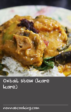 Oxtail stew (kare kare