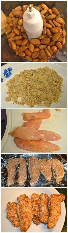 Paleo Almond Chicken Fingers