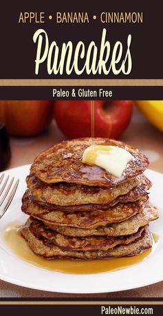 Paleo Apple-Cinnamon Pancakes