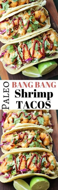 Paleo Bang Bang Shrimp Tacos