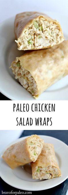 Paleo Chicken Salad Wraps