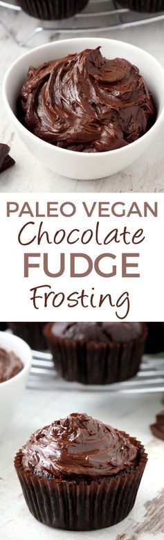 Paleo Chocolate Fudge Frosting (vegan, gluten-free, dairy-free