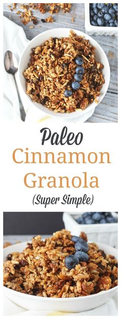 Paleo Cinnamon Granola