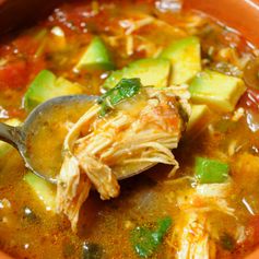 Paleo Comfort Foods' Chicken Tortilla-less Soup